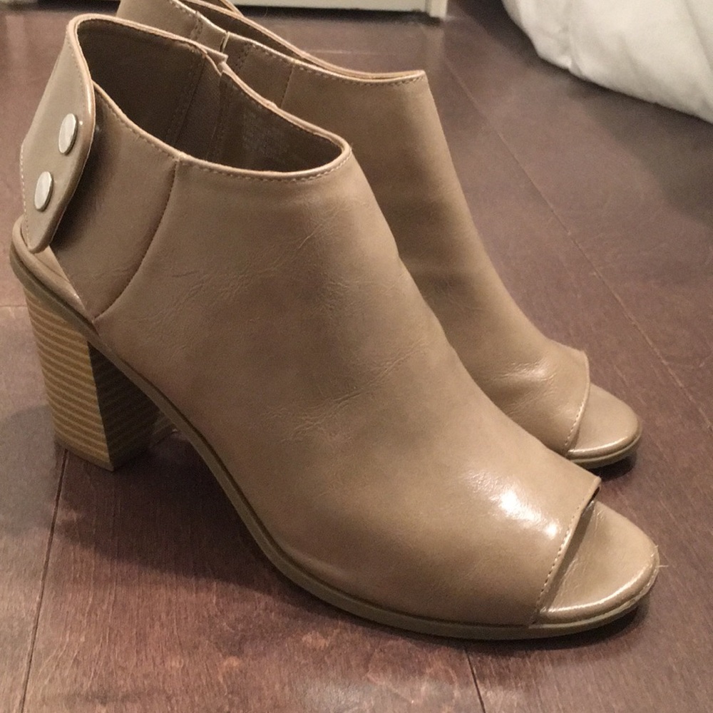 Peep Toe Booties